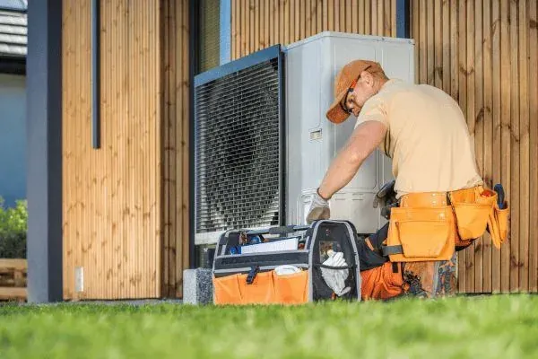 Outdoor Heat-Pump Setup