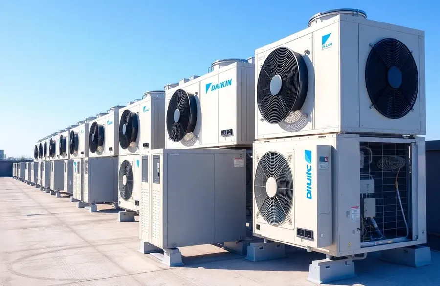 VRV / VRF outdoor unit servicing